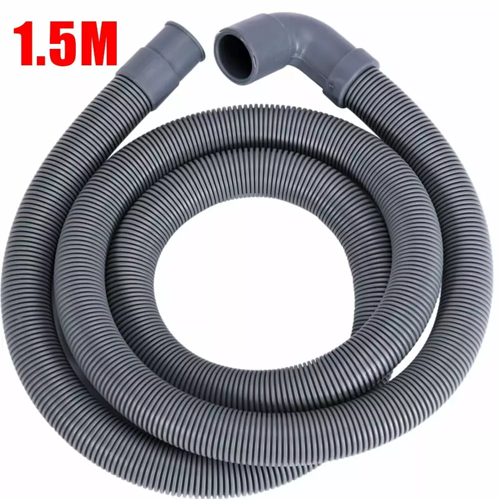 1/1.5/2M Flexible Wash Machine Dishwasher Drain Hose Outlet Water Pipe Extension