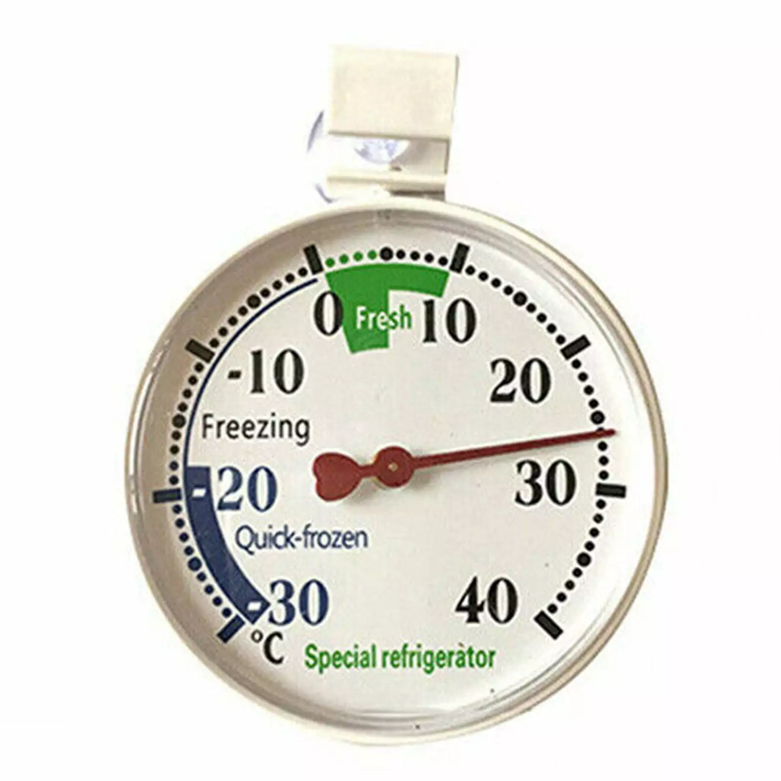 1/2pcs Refrigerator Hanging Thermometer Freezer Fridge Temperature Gauge hanger