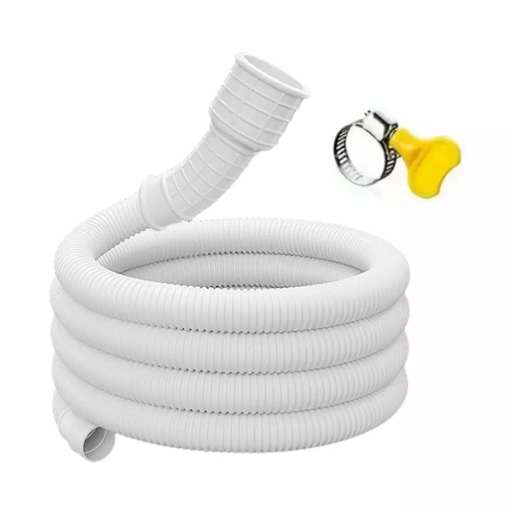 1-5M White Drain Hose Pipe Inlet Extension Tube Drainpipe for Faucet Accessories