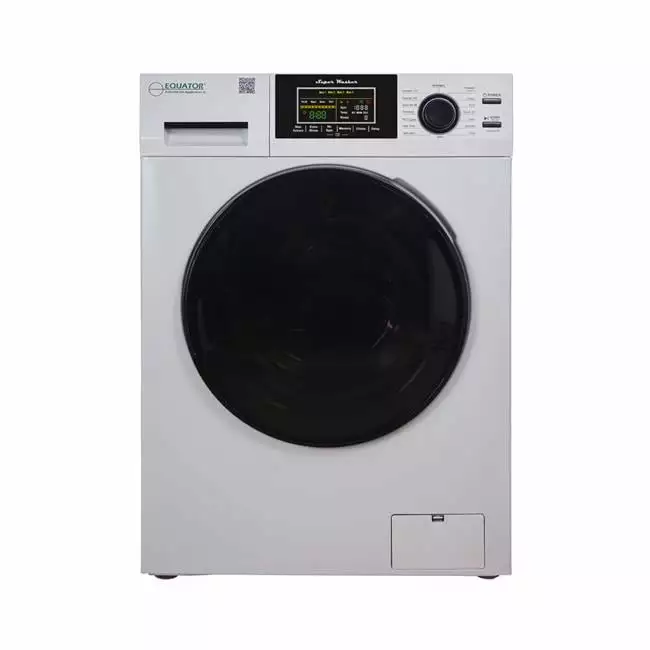 1.6 cu.ft./15 lbs White 110V Front load Washer 15 programs + Pet Cycle