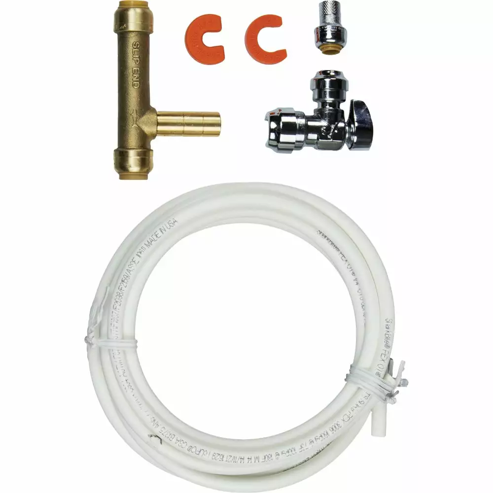 1 PK. SHARKBITE 25024-SharkBite1/2 In. x 1/4 In. PEX Ice Maker Installation Kit