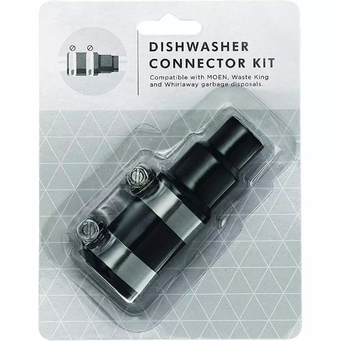 1 PK. Waste King Dishwasher Outlet Hose Connector Kit