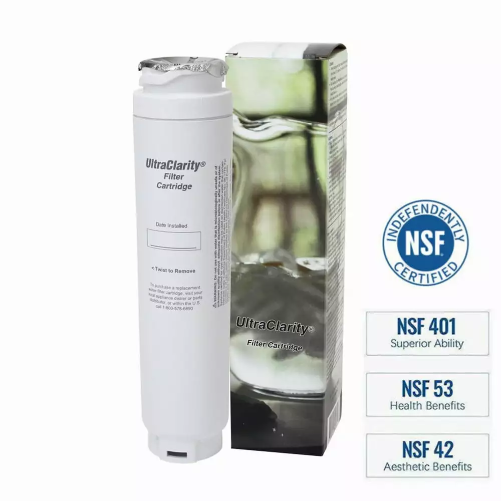 1 Pack Bosch 9000 705475 777508 UltraClarity Refrigerator Water Filter Cartridge New Sealed