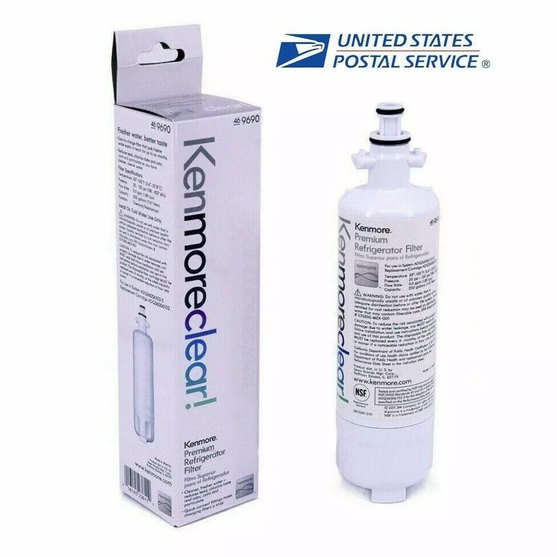 1 Pack Compatible with Kenmore 9690 469690 46-9690 Refrigerator Water Filter