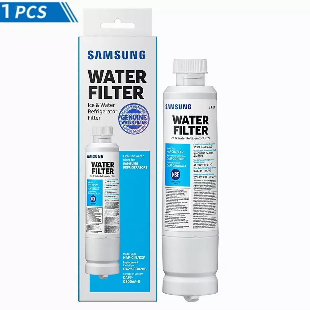 1 Pack DA29-00020B HAF-CIN/EXP Refrigerator Fresh Water Filter Cartridge