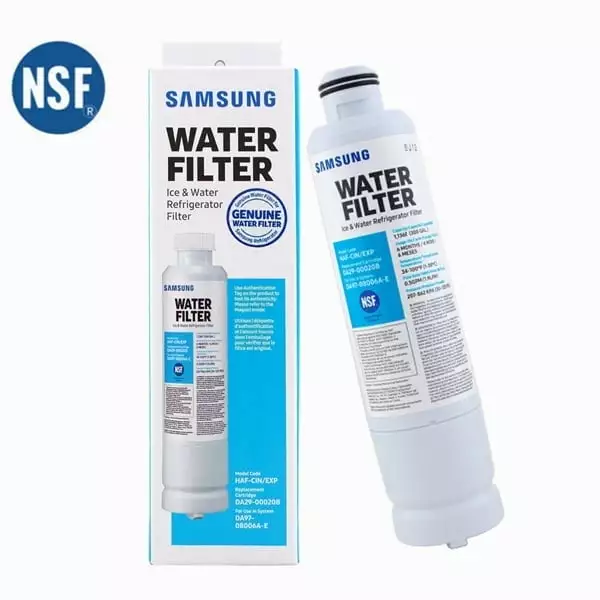 1 Pack Replacement Filters For DA29-00020B / HAF-CIN/EXP Fridges Improves Water Quality in Side-By-Side & French-Door Models Clean. Safe Drinking Water Easy to Install