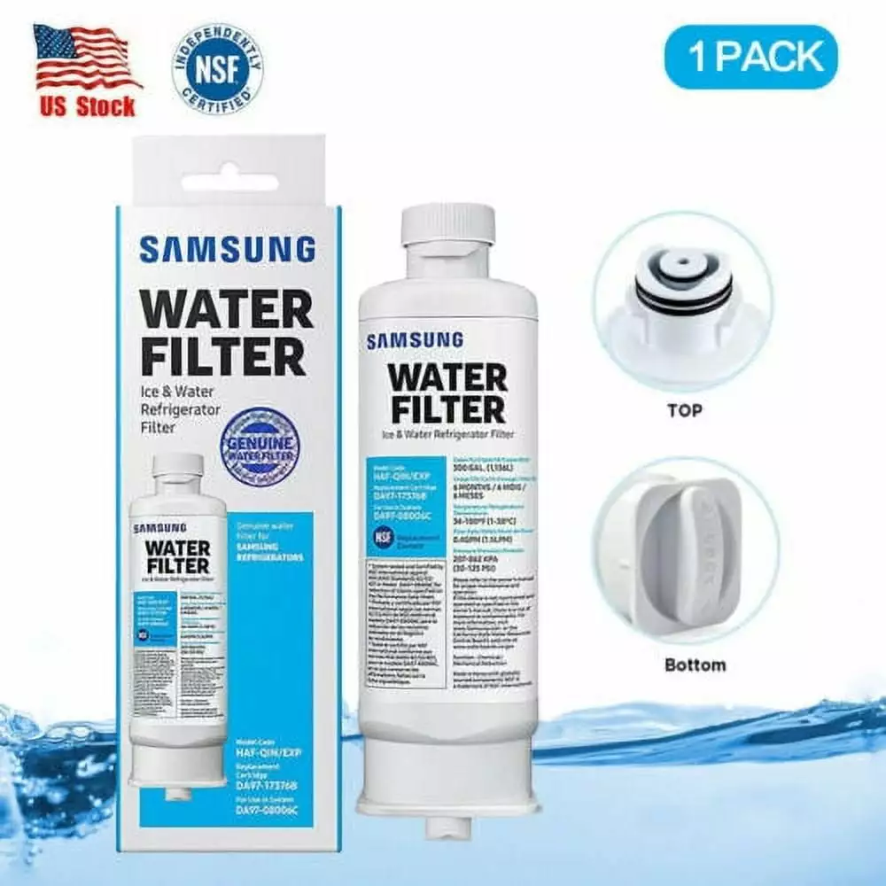 1 Pack Compatible with DA97-17376B HAF-QIN/EXP Refrigerator Water Filter