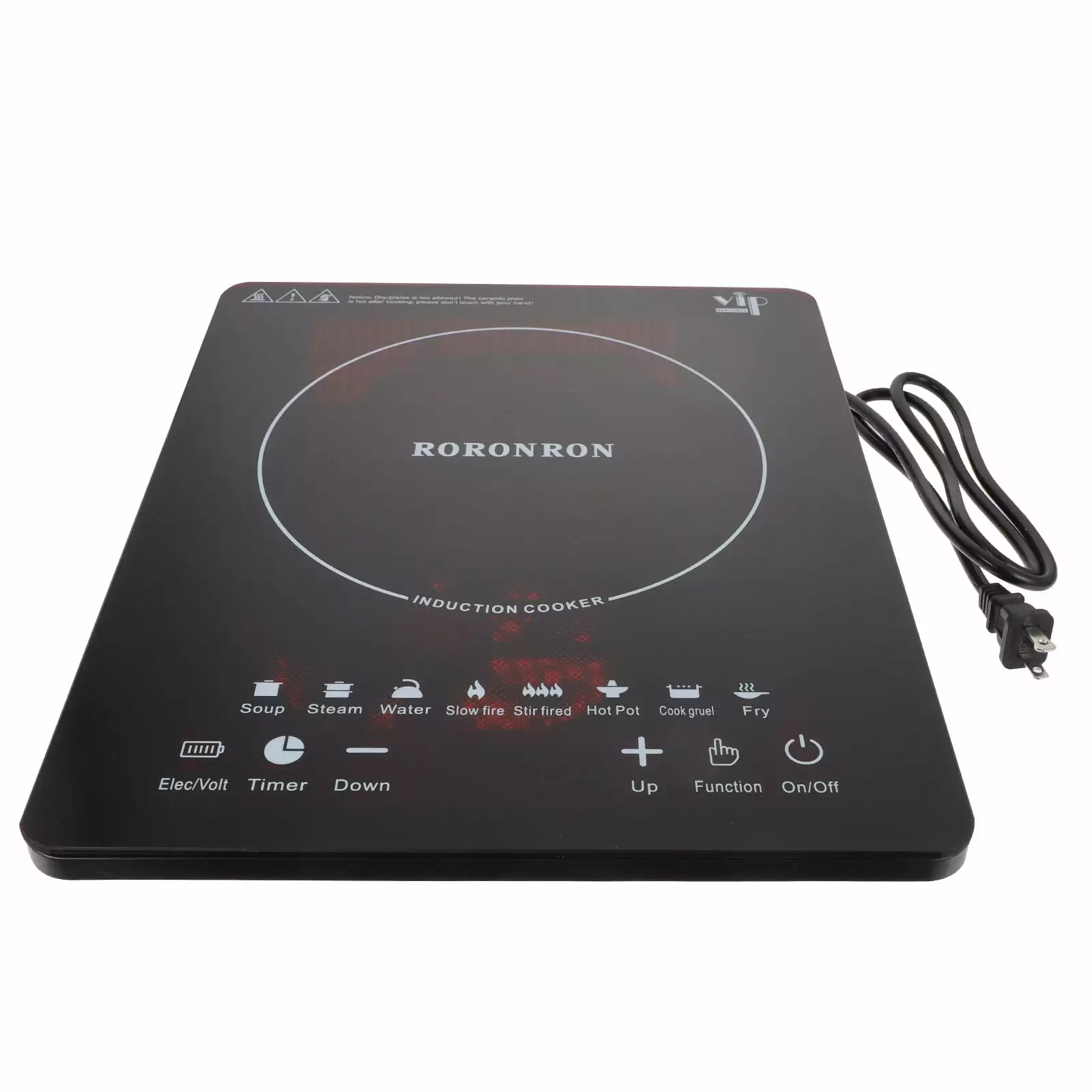 1000W Portable Induction Cooktop Countertop Burner