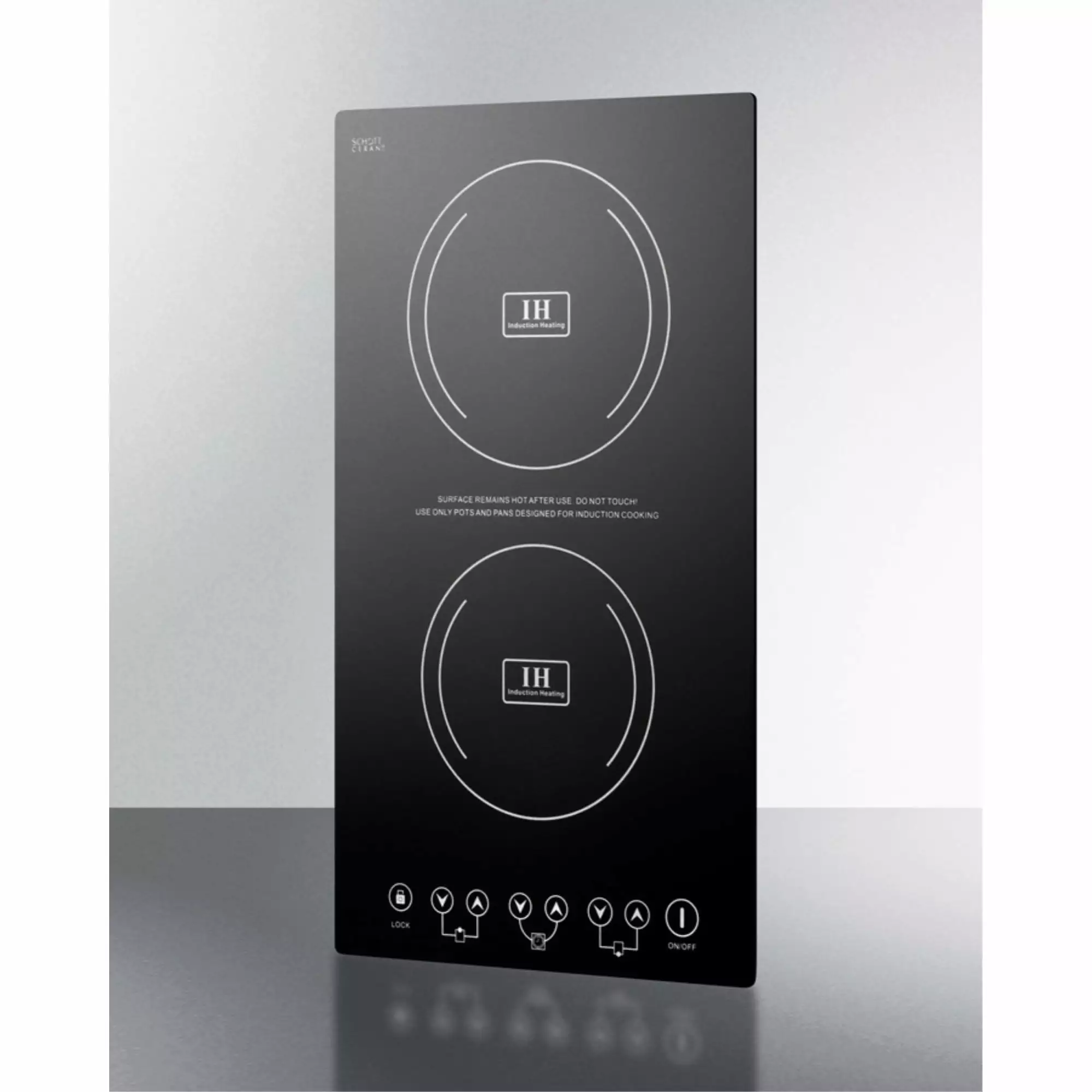 12 Wide 230V 2-Burner Induction Cooktop