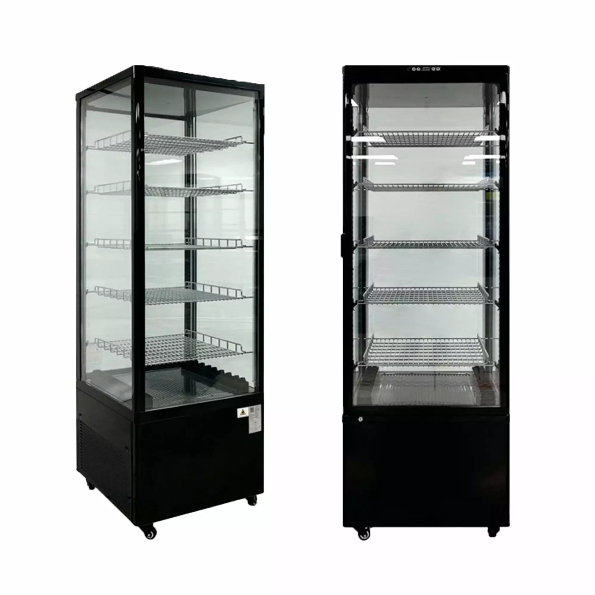 17.7 Cu.Ft. Glass Merchandiser Refrigerator with LED Lighting 25.5''x25.5''x76.5''