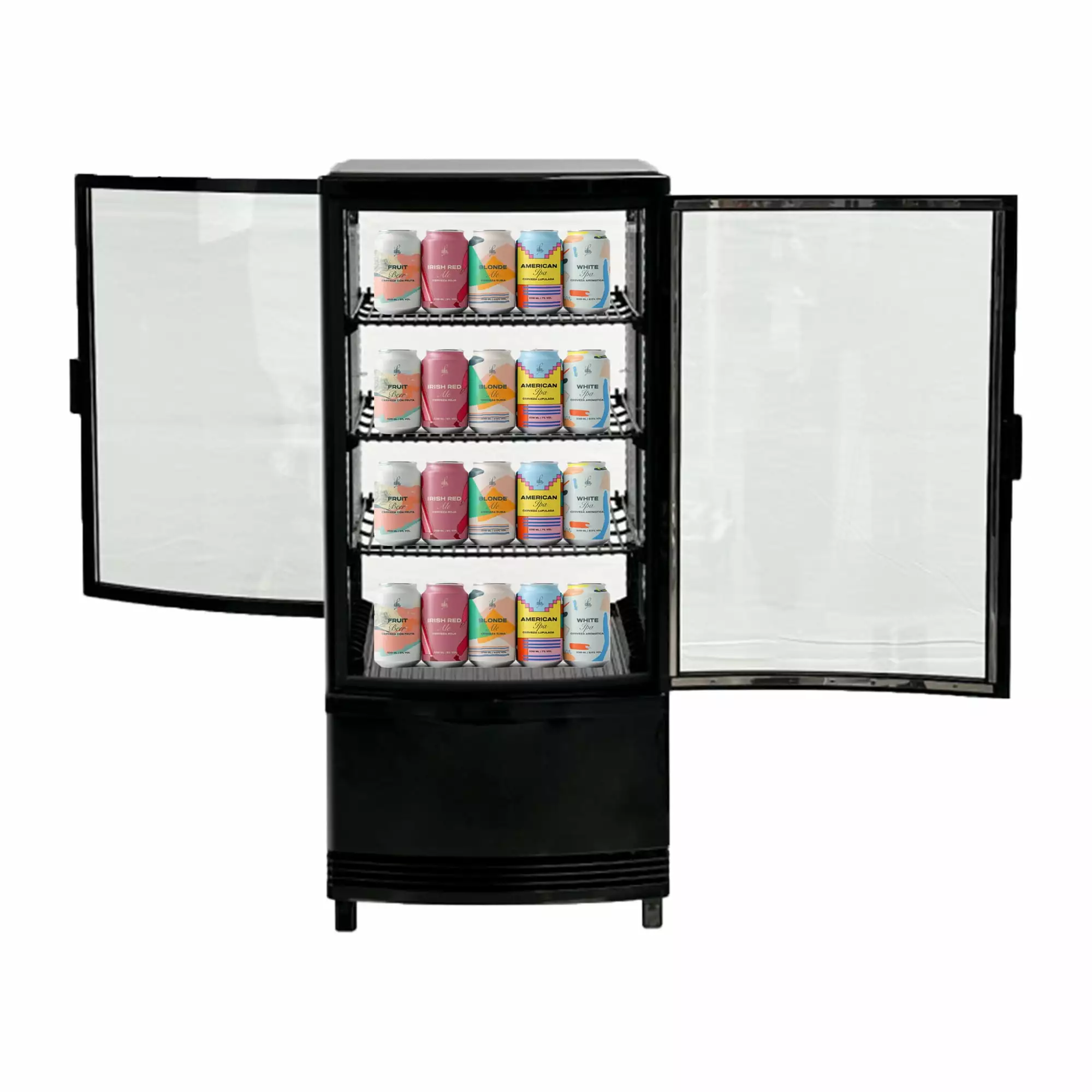 17 in. Beverage Merchandiser Desktop Commercial Refrigerator. 2.9 Cu. ft.