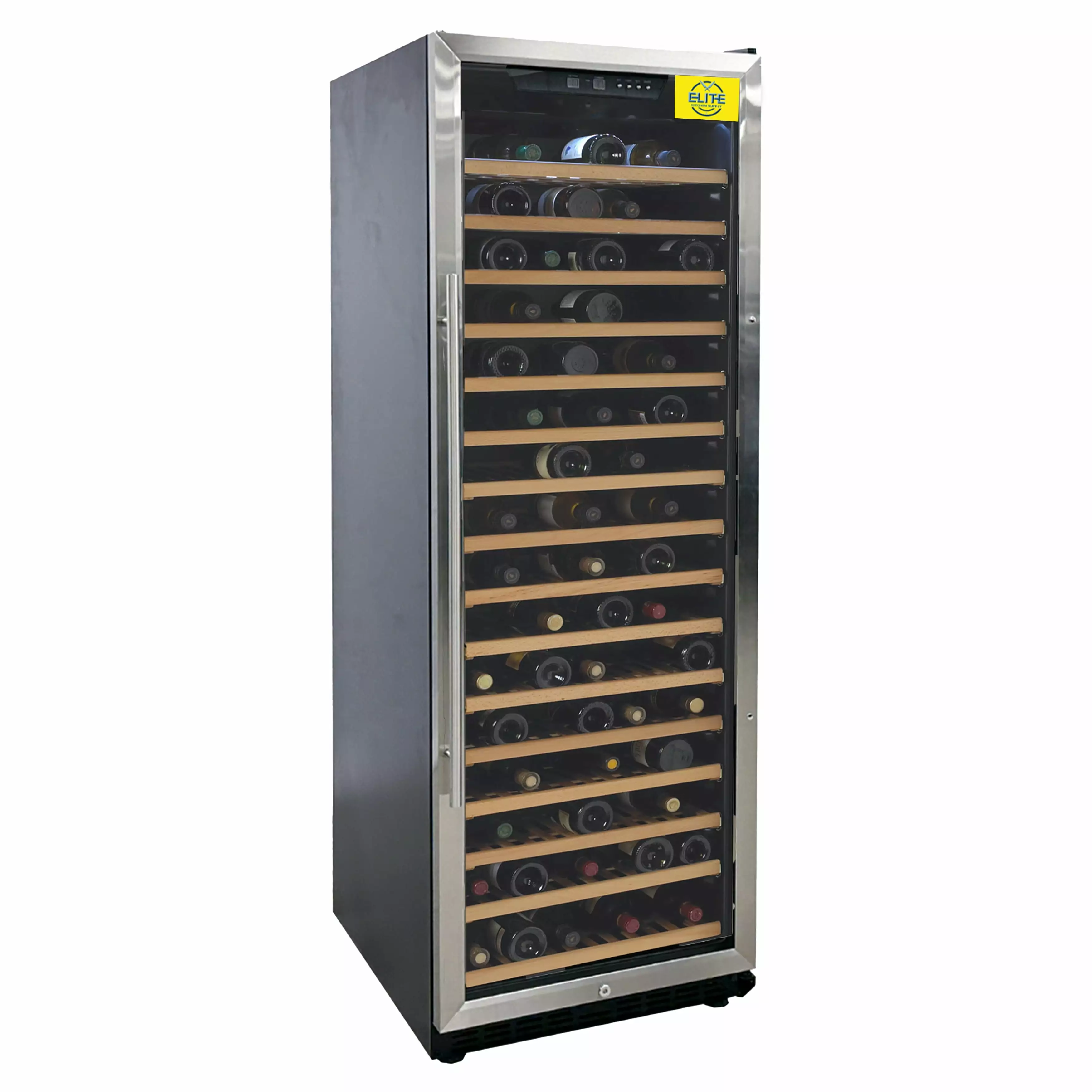 177 Bottles Large Wine Cooler Refrigerator. Built-in or Freestanding. Fast Cooling