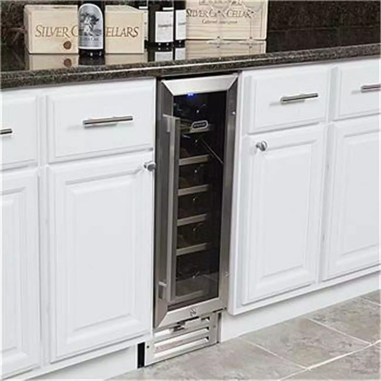 18 Bottle Compressor Built-In Wine Refrigerator