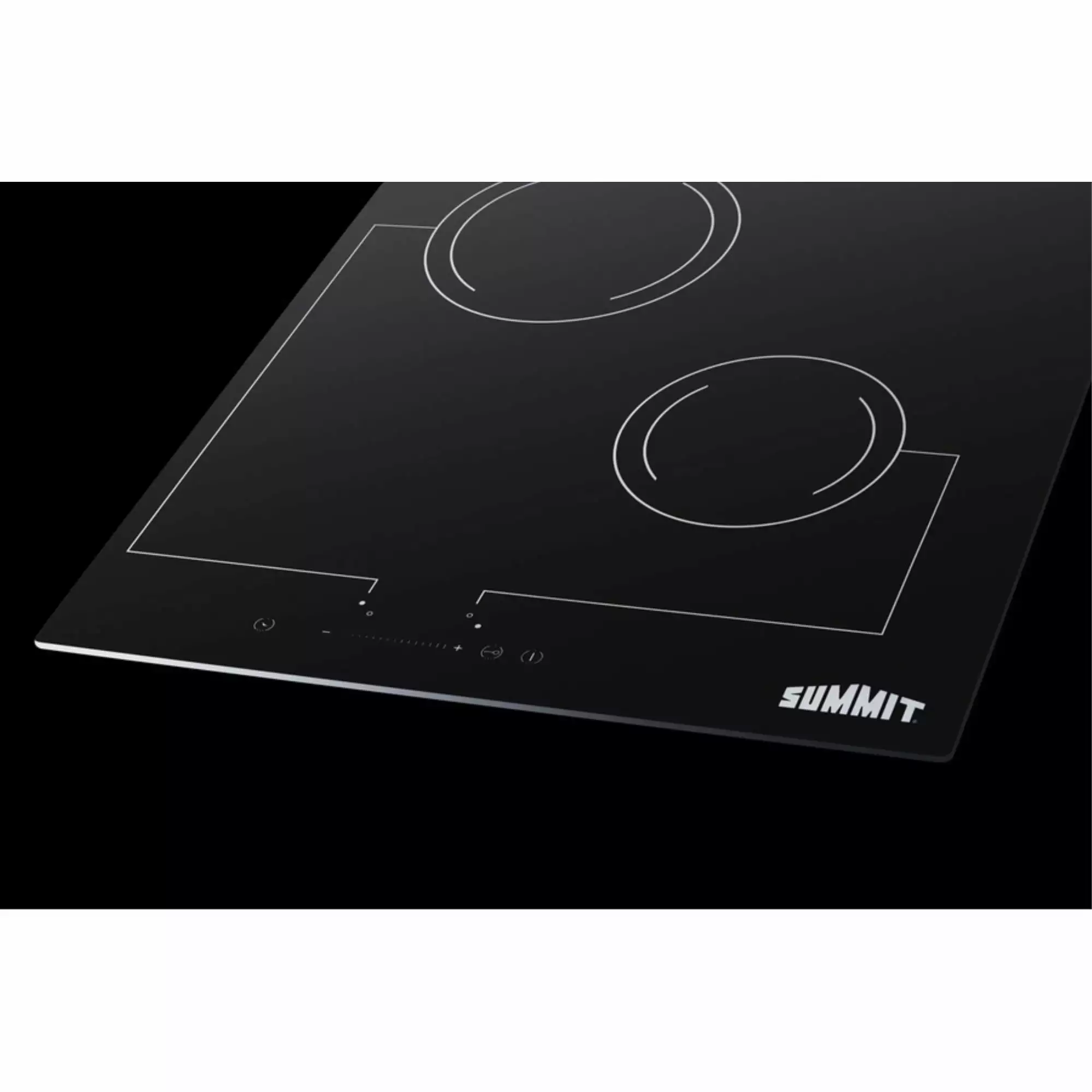 18 Wide 220V 2-Burner Radiant Cooktop