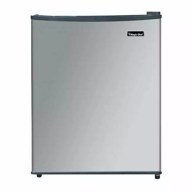 2.4 CF Compact Refrigerator. Black