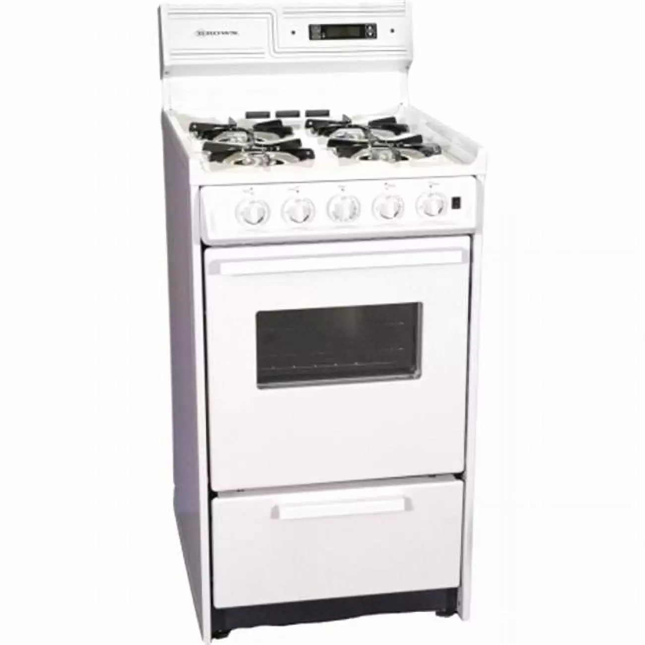 20 in. Electric Ignition Gas Range - White