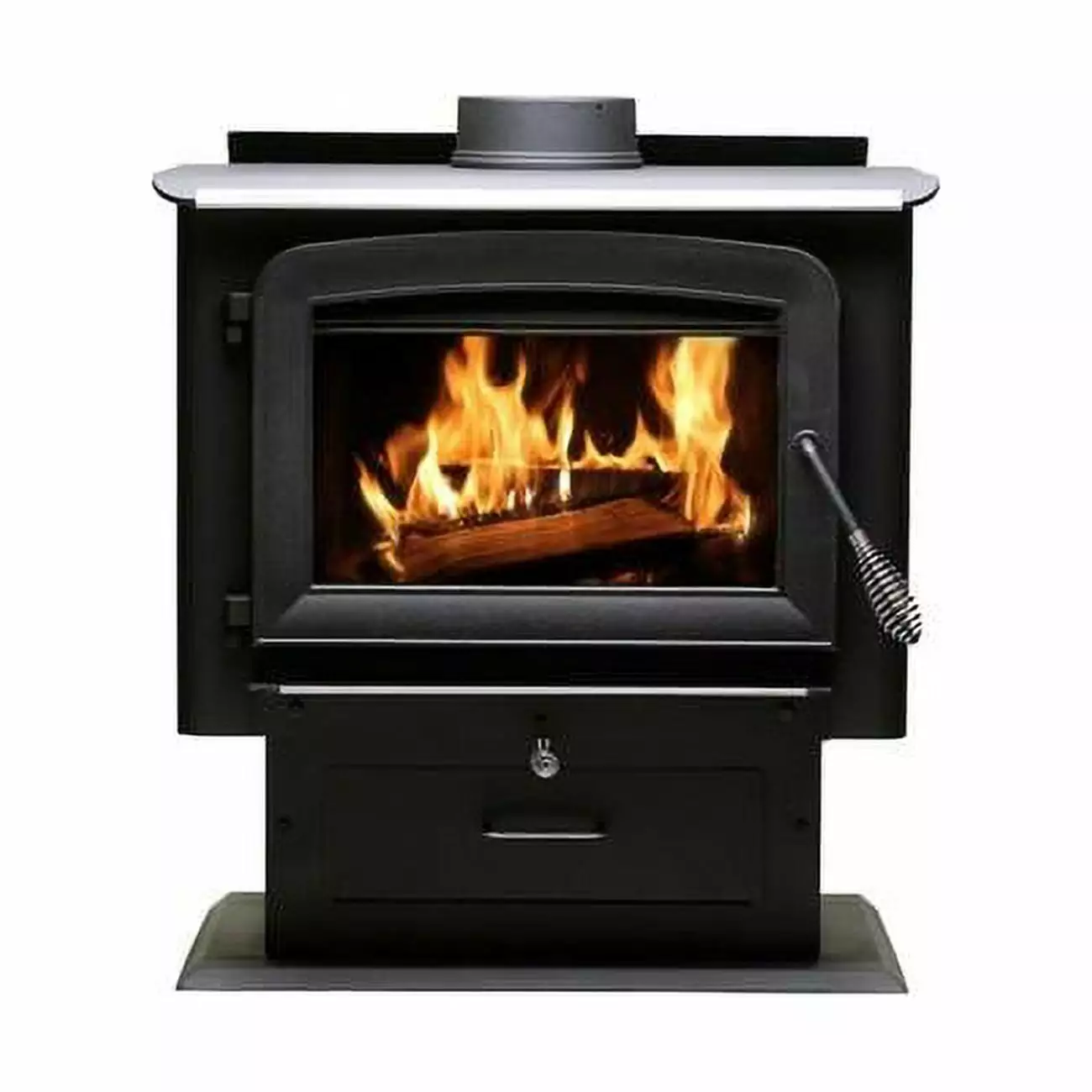 2000 sq. ft. Pedestal Wood Stove