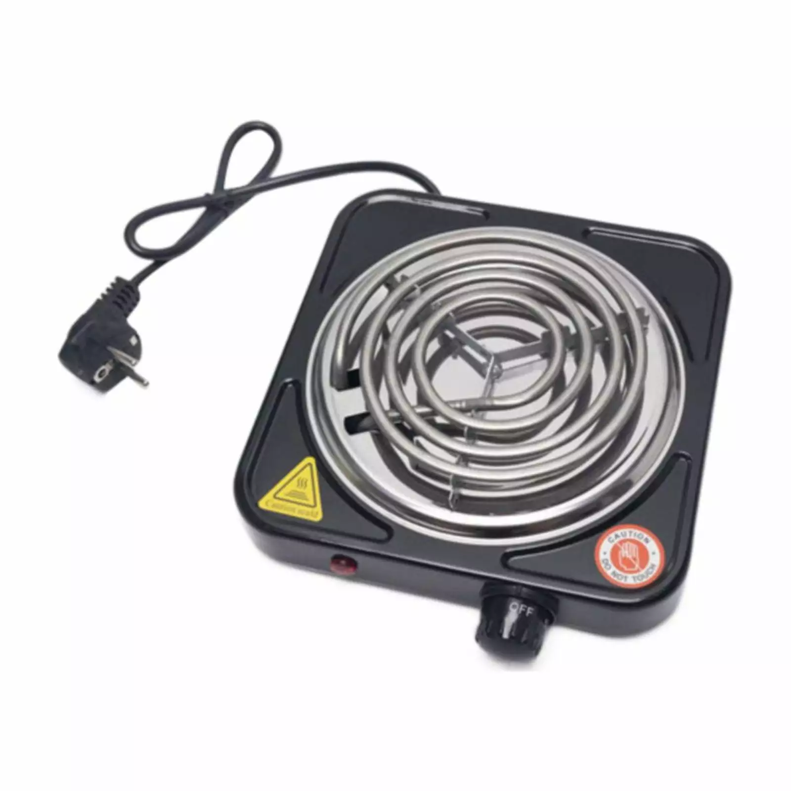 2024 Electric Single Burner Cooktop Compact And Portable Adjustable Temperature Hot Plate 1000W Stainless