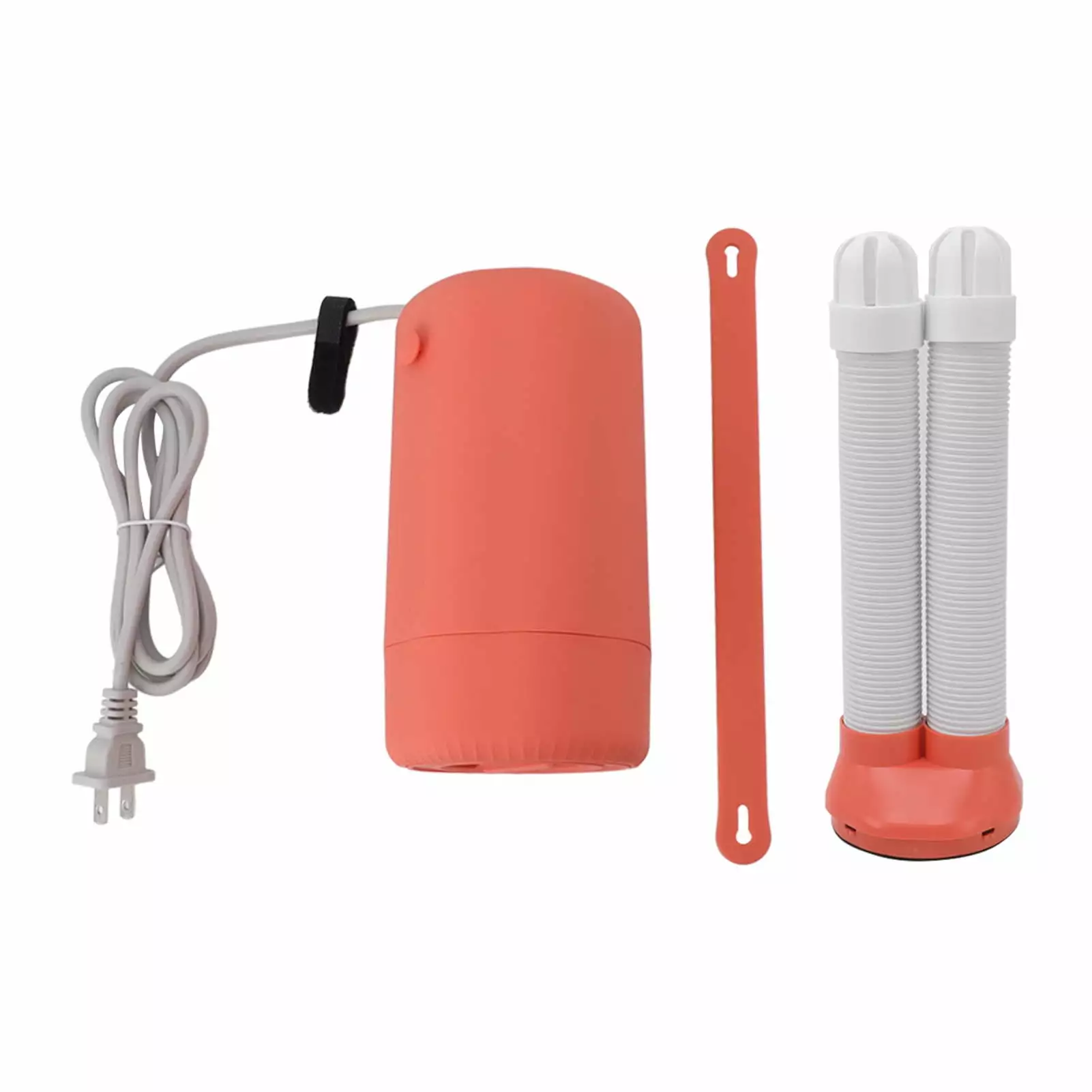 2024 Portable Clothes Dryer Small Dryer Machine with Shoe Drying Pipe for Travel Home Laundry Orange US Plug 110V 200W