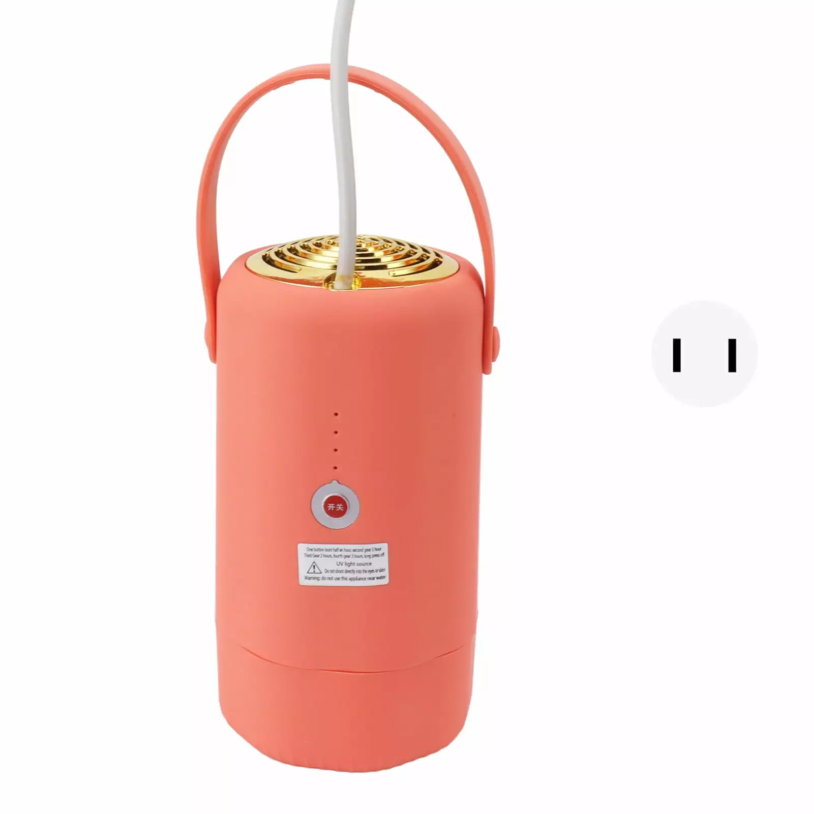 2024 Portable Dryer Home Small Dryer Orange Portable Clothes Dryer for Home and Traveling US Plug 110V 200W