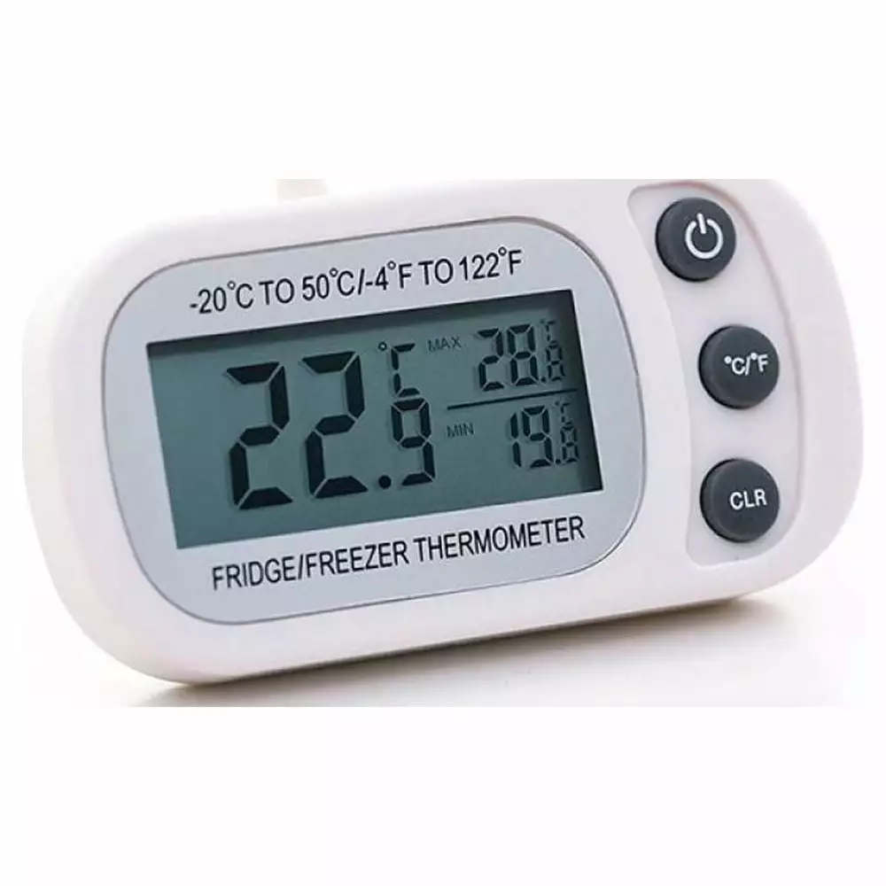 21 Clearance Digital Waterproof Refrigerator Freezer Room Thermometer Max/Min Record Function with Large LCD Display