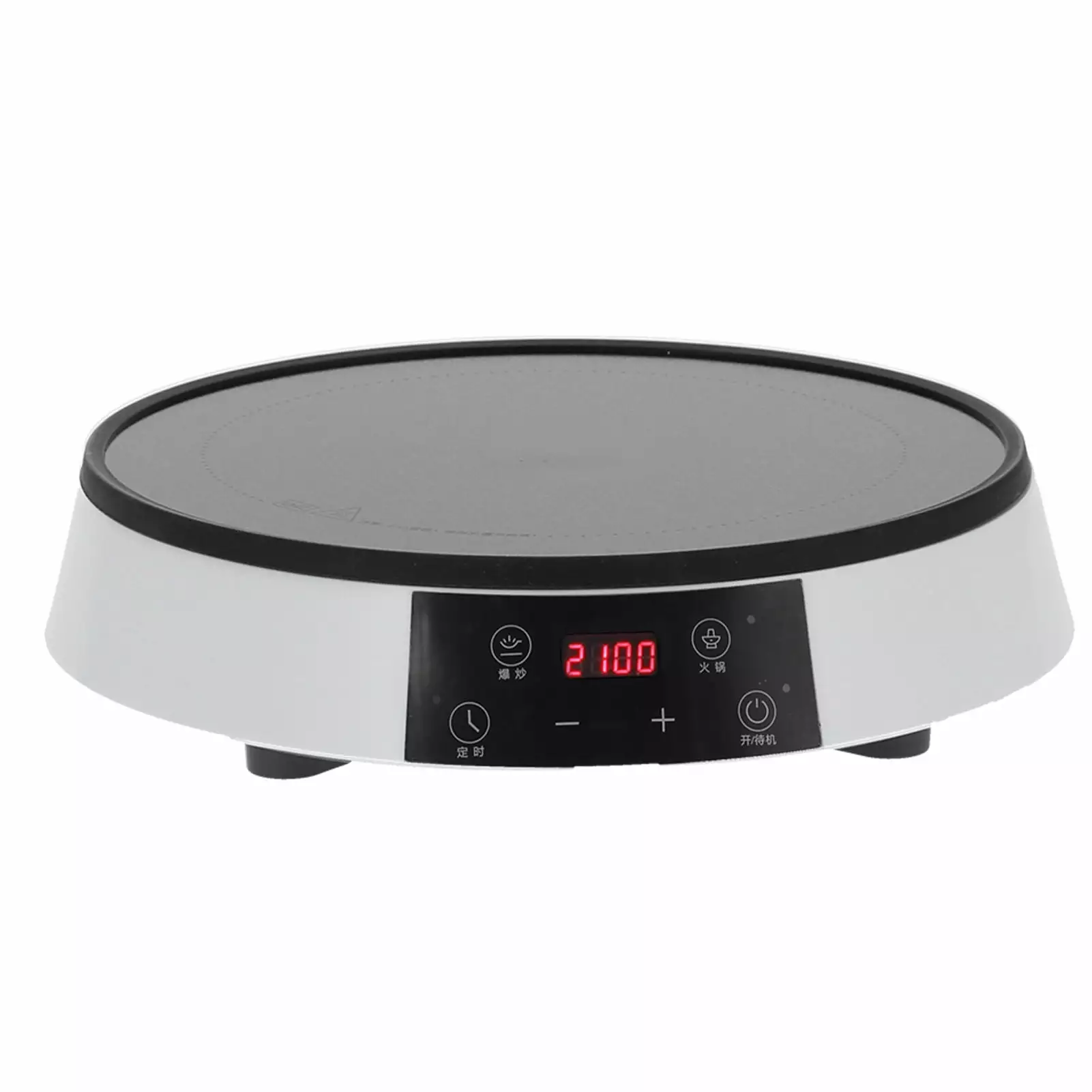 2100W Induction Cooker Household Mini Multifunctional Circular Electric Cooktop CN 220V