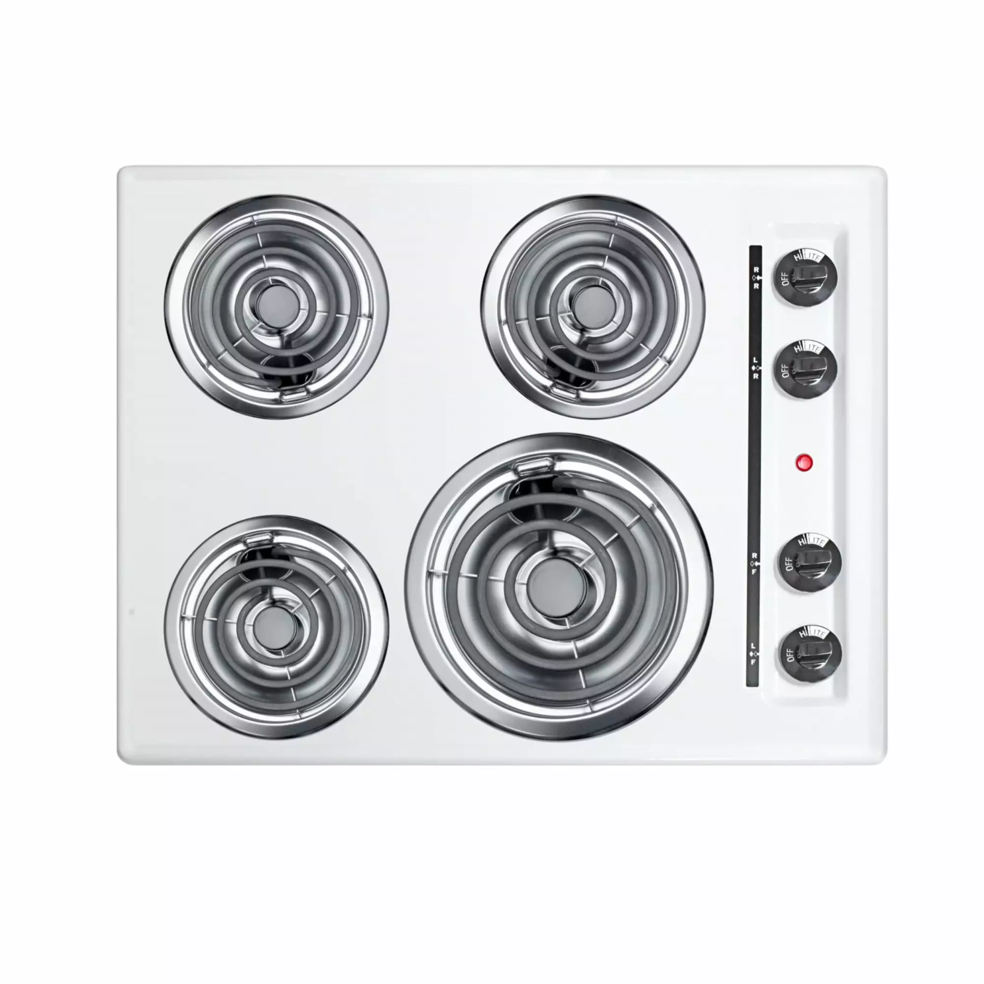 24 Wide 4-Burner Coil Cooktop