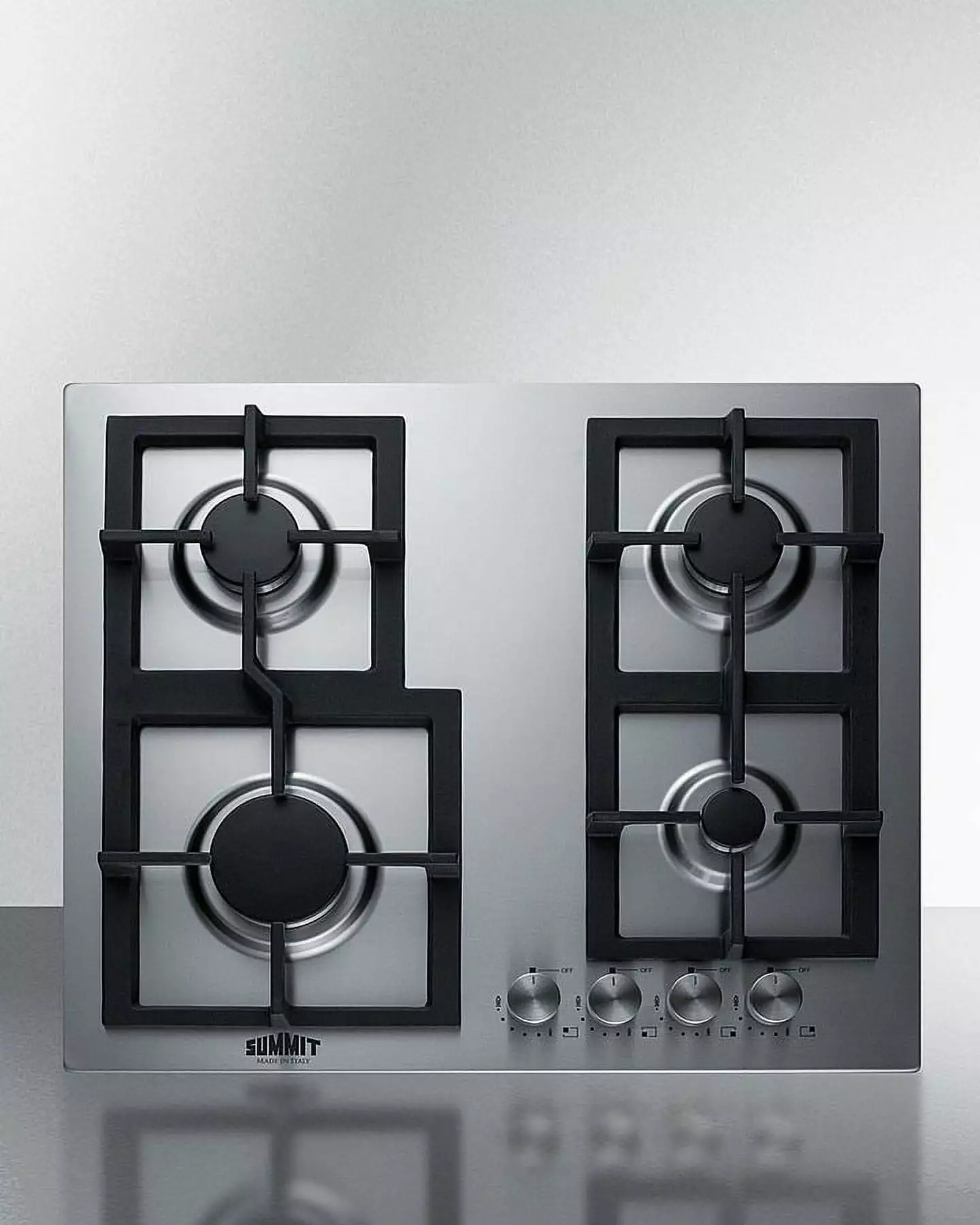 24 Wide 4-Burner Gas Cooktop In Stainless Steel