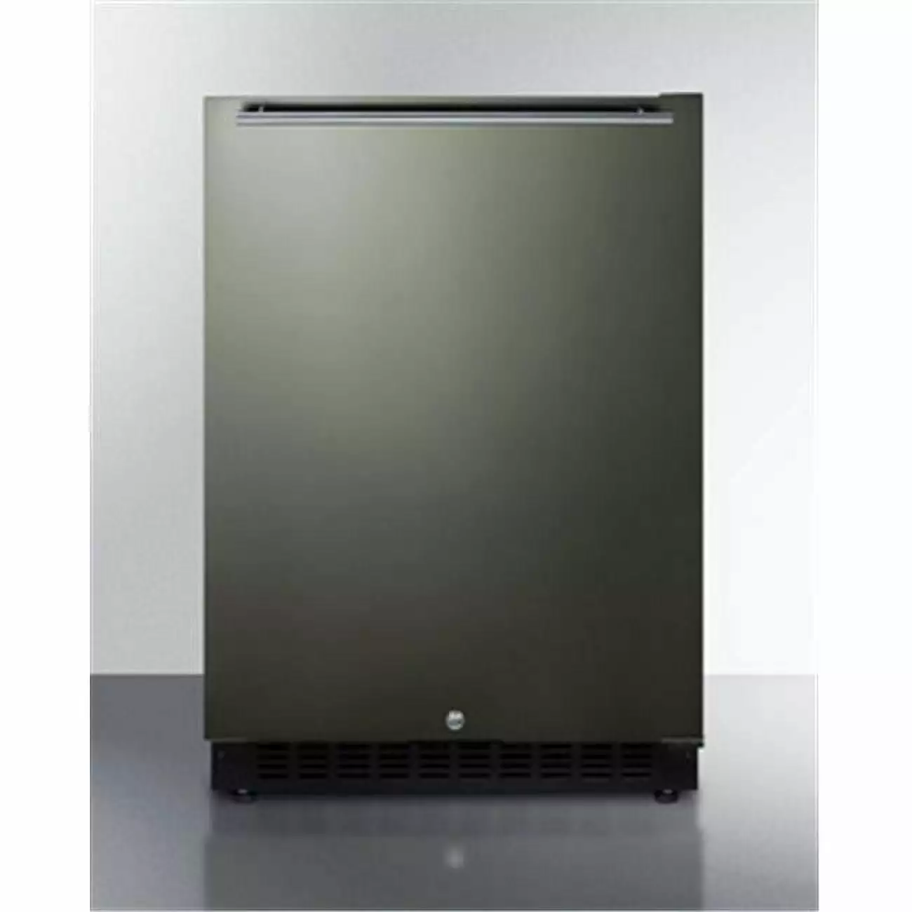 24 in. Freestanding or Built in Compact Refrigerator. Black