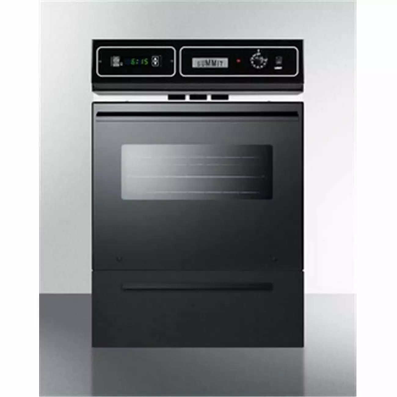 24 in. Gas Wall Oven - Black