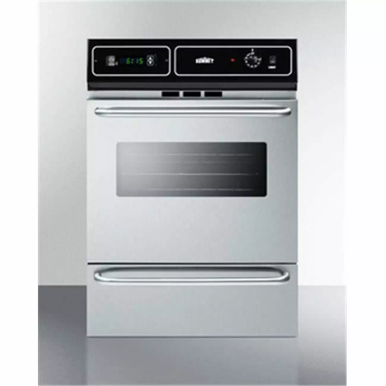 24 in. Wide Gas Wall Oven. Stainless Steel