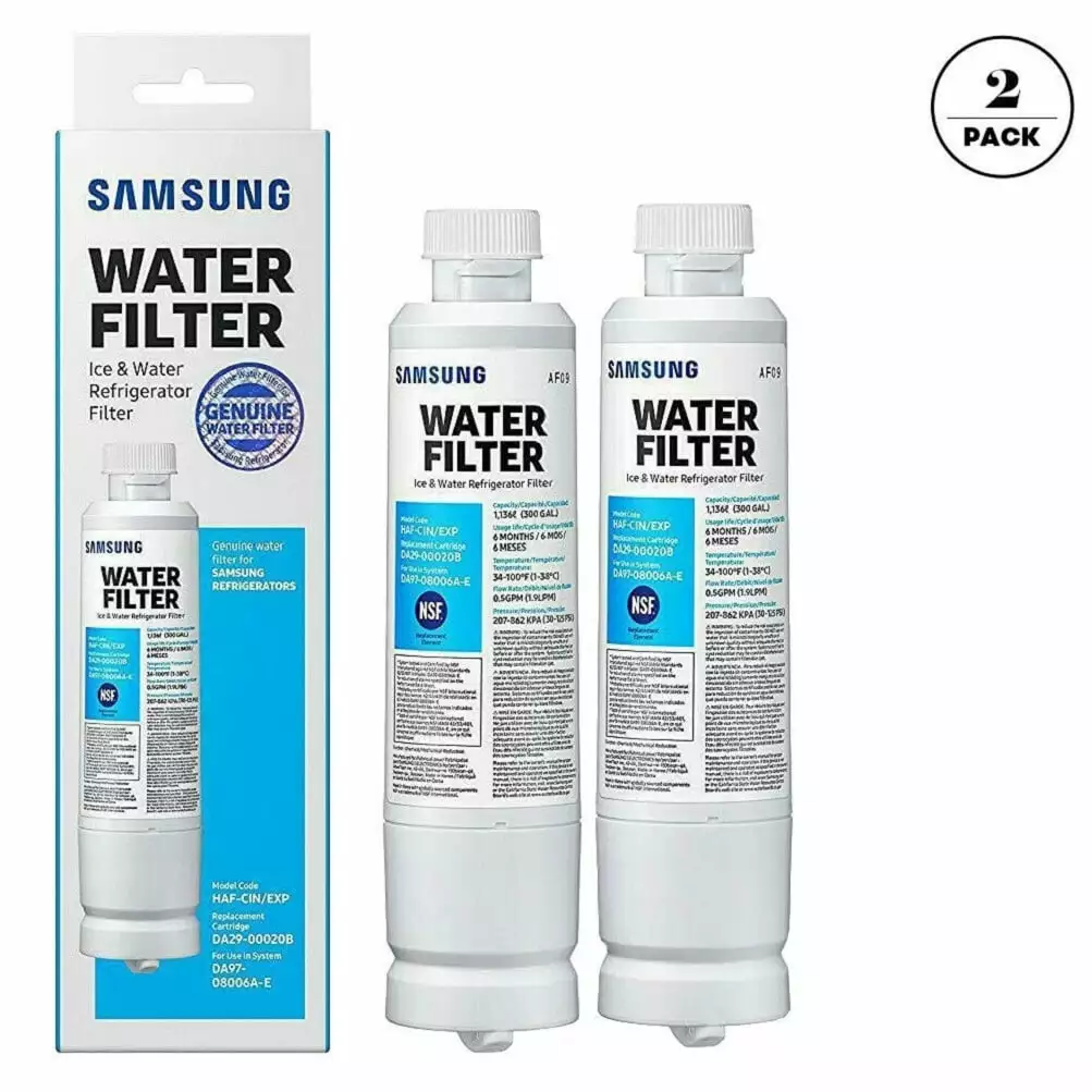 2PACK Fit Haf/cin EXP DA29-00020B Refrigerator Water Filter Compatible with DA29-00020A