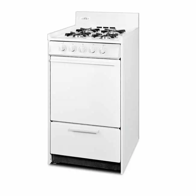 20 in. Propane Gas Range, Battery Start