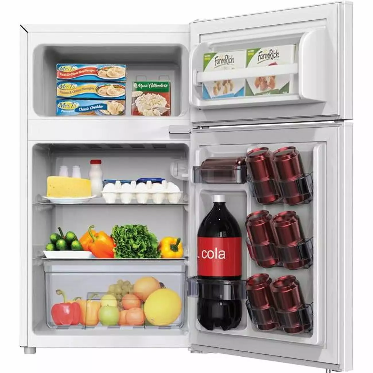 3.1 cu. Ft. Two Door Centre Compact Refrigerator