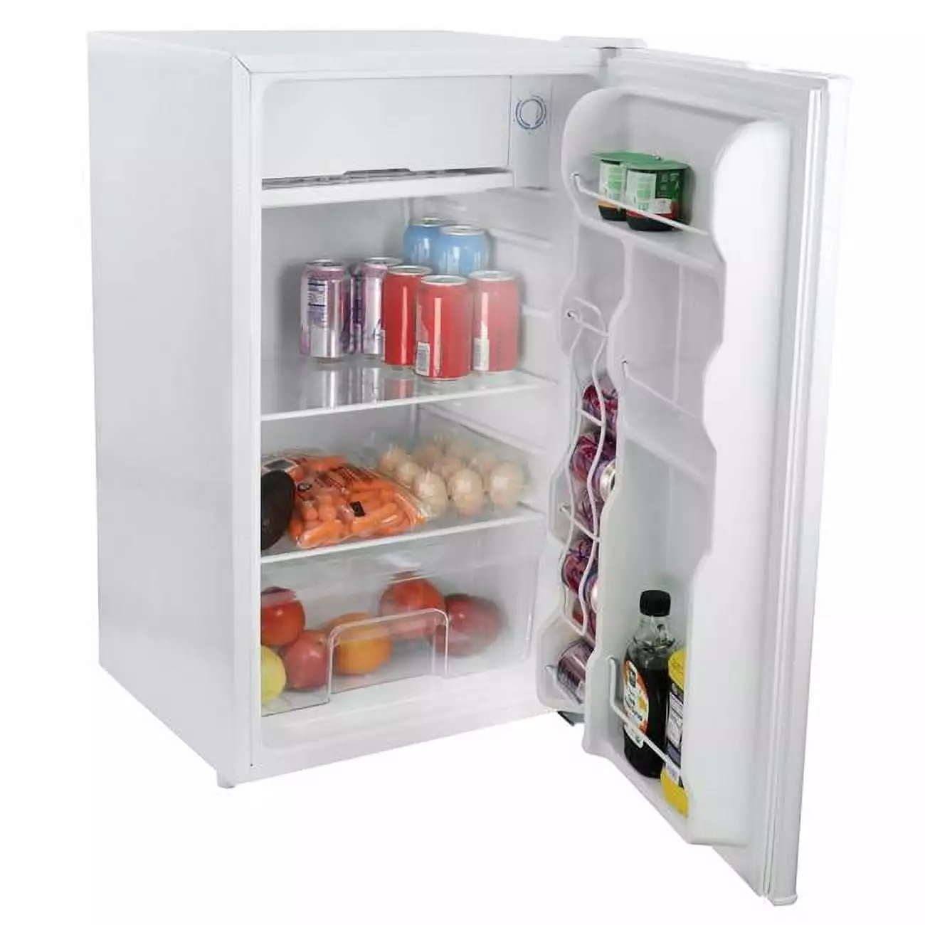 3.2 cu. ft. Compact Freestanding Mini Refrigerator. White