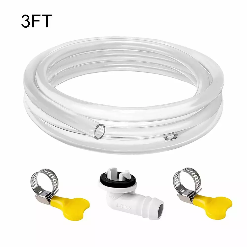 3/6ft Air Conditioner Drain Hose Split Casement Air Conditioner Drain Kit