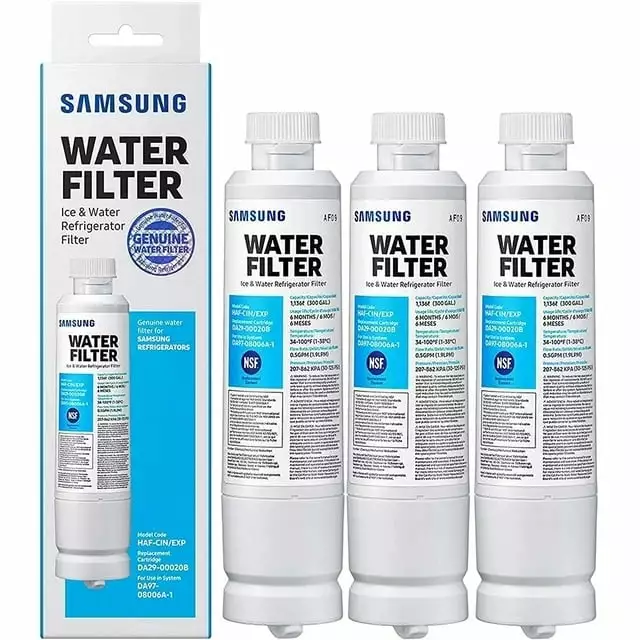 3 Pack DA29-00020B HAF-CIN/EXP Refrigerator Fresh Water Filter Cartridge