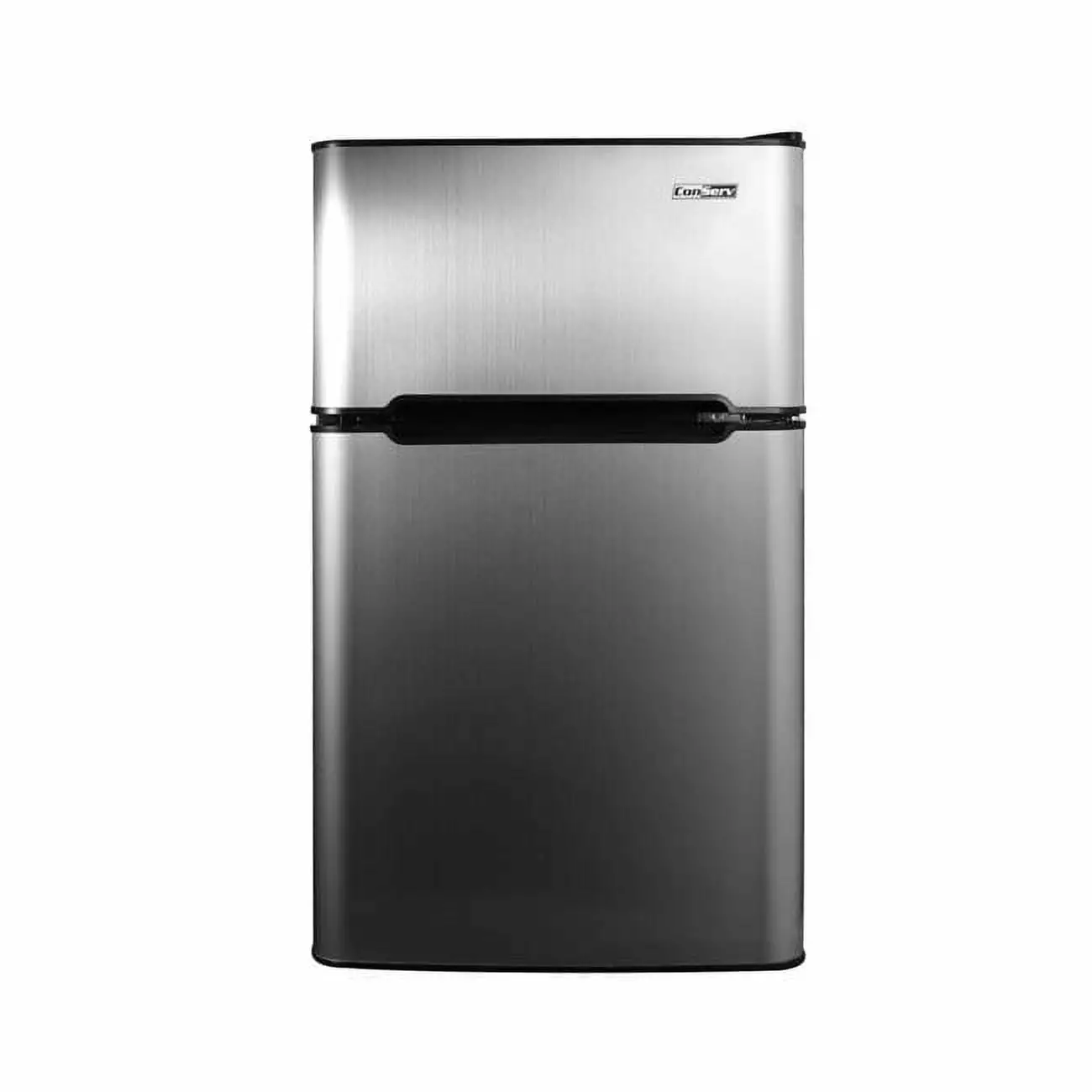 3 cu.ft 2 Door Mini Freestanding Refrigerator with Freezer in Stainless