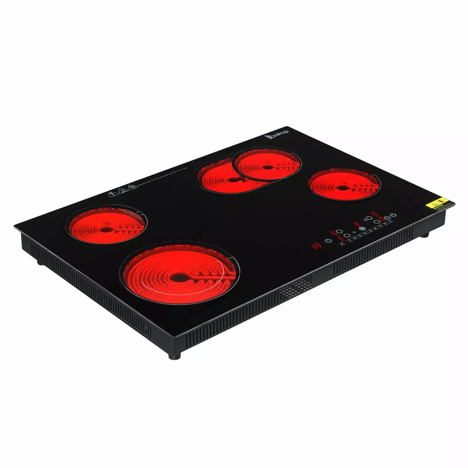 30'' Electric Stove Top Cooktop 9 Power Levels Built-in 4 Burner Touch Fast Heat