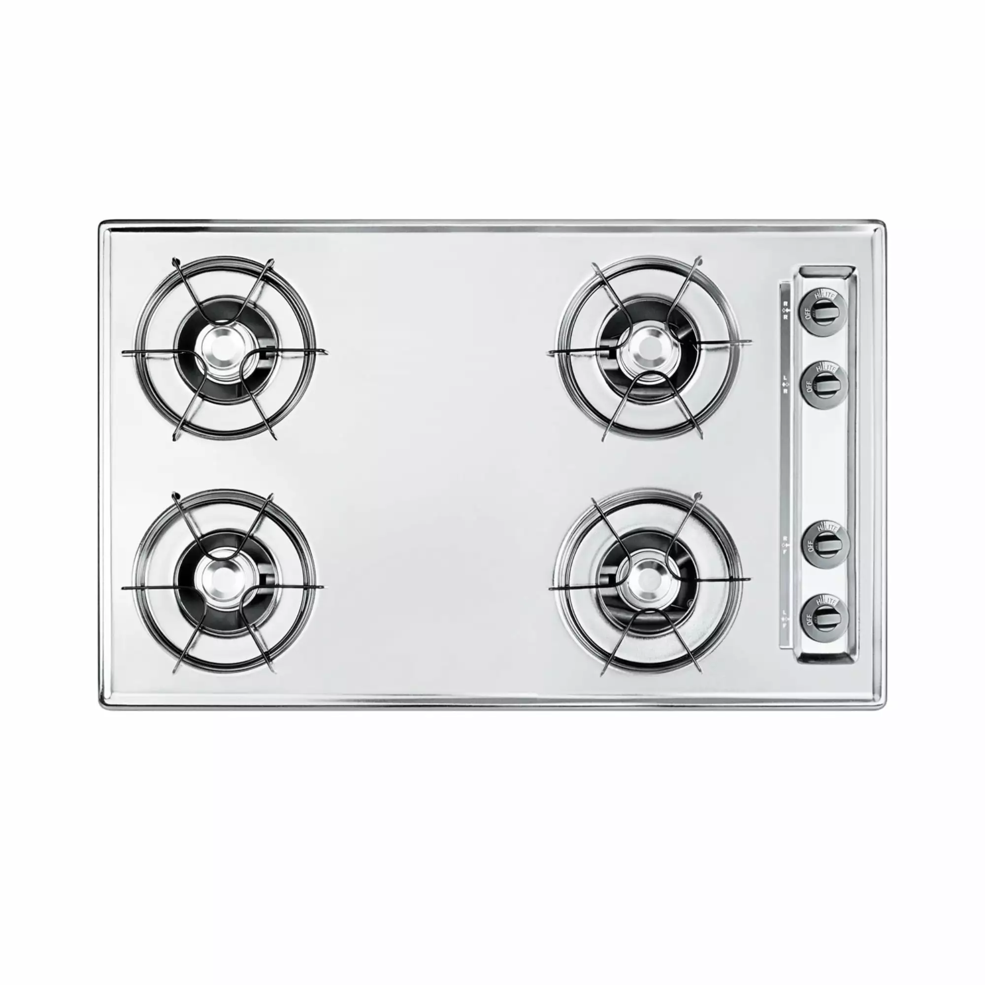 30 Wide 4-Burner Gas Cooktop