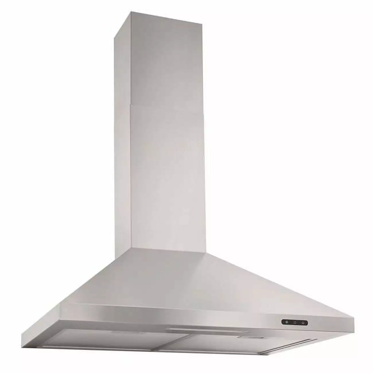 30 in. Convertible Wall Mount Chimney Range Hood with LED Light in Stainless Steel