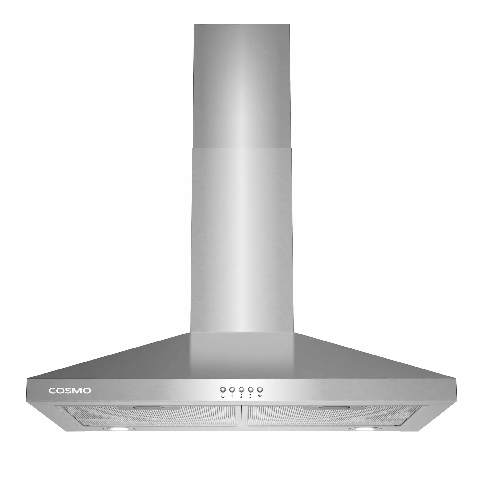 30 in. Ducted Wall Mount Range Hood in Stainless Steel with LED Lighting