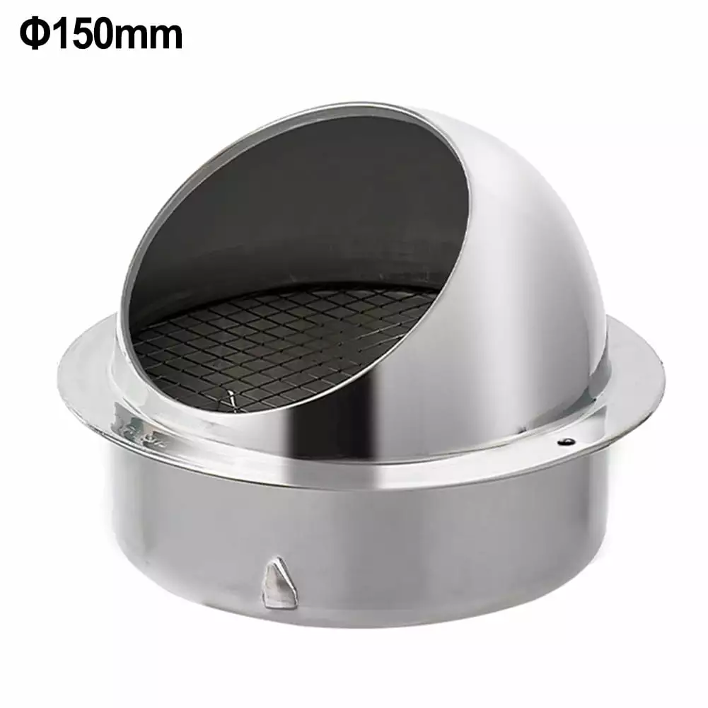 304 Stainless Steel Range Hood Weatherproof Cap Thickened And Thickened Dense