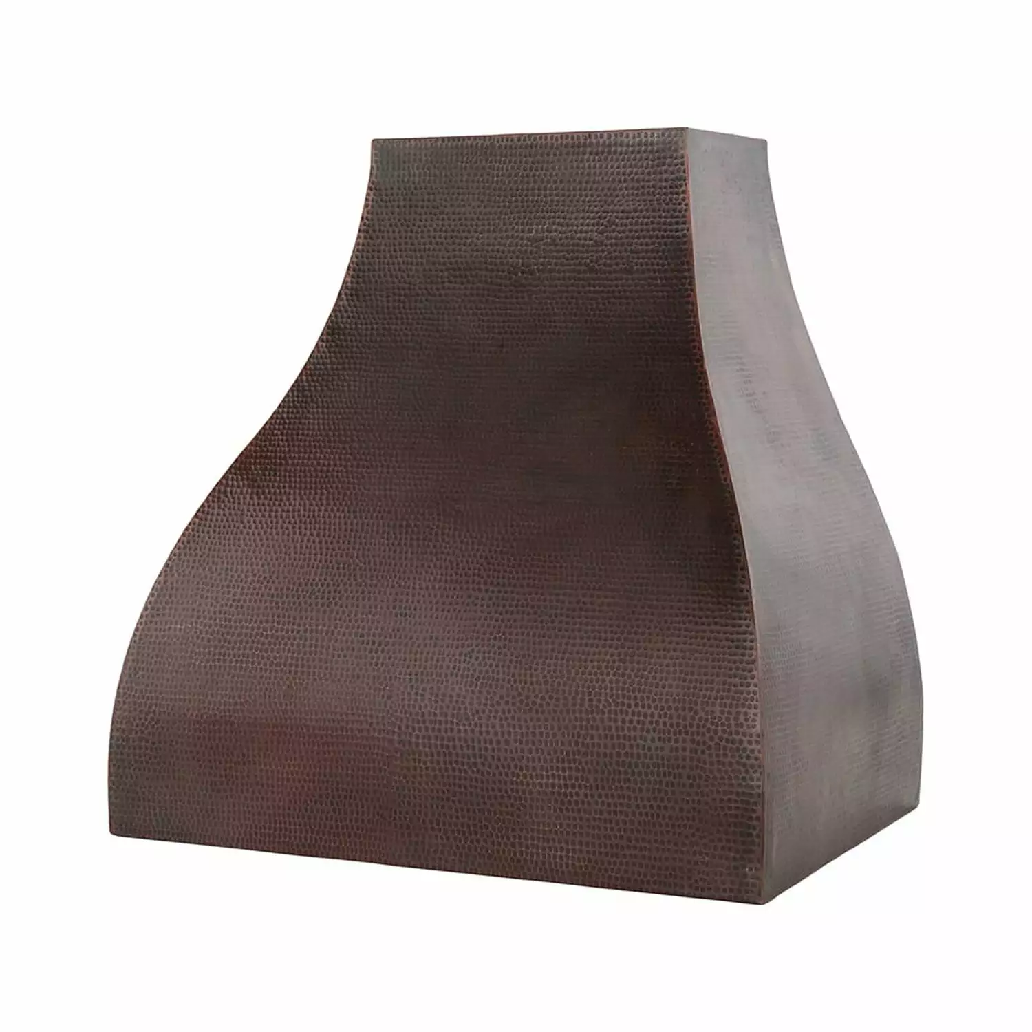 36 Inch 1250 CFM Hammered Copper Wall Mounted Campana Range Hood with Slim Baffle Filters