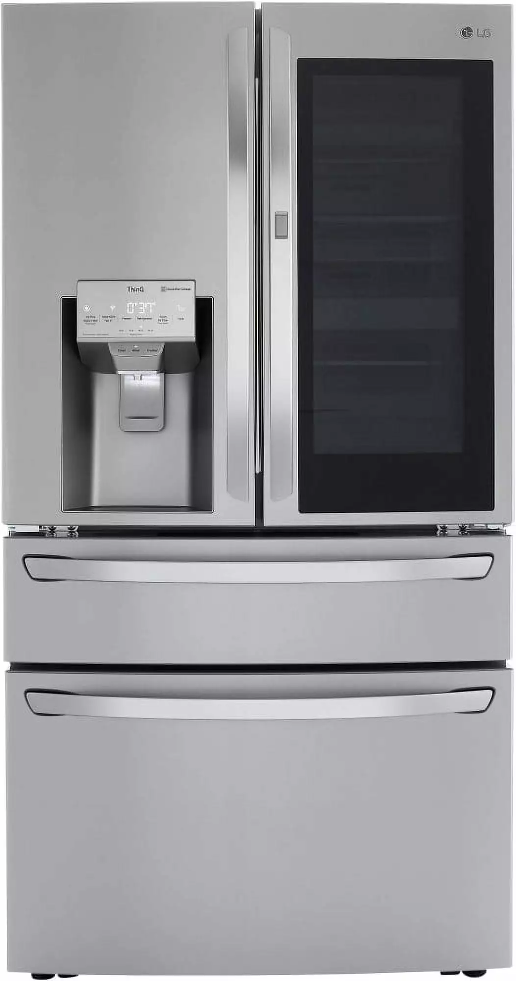 36 Inch Smart French Door Craft Ice? Refrigerator with 29.5 Cu. Ft. Capacity