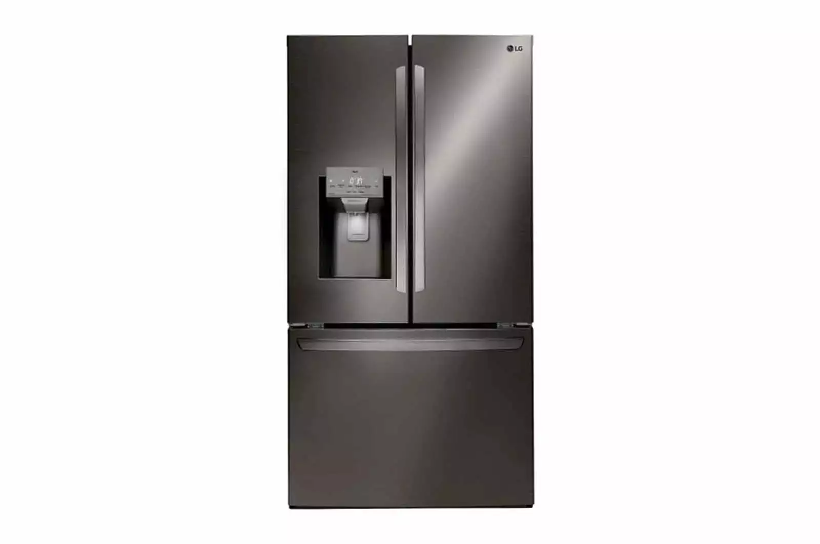 36 Inch Smart French Door Refrigerator with 28 cu.ft. Capacity. WiFi Enabled. ThinQ Technology