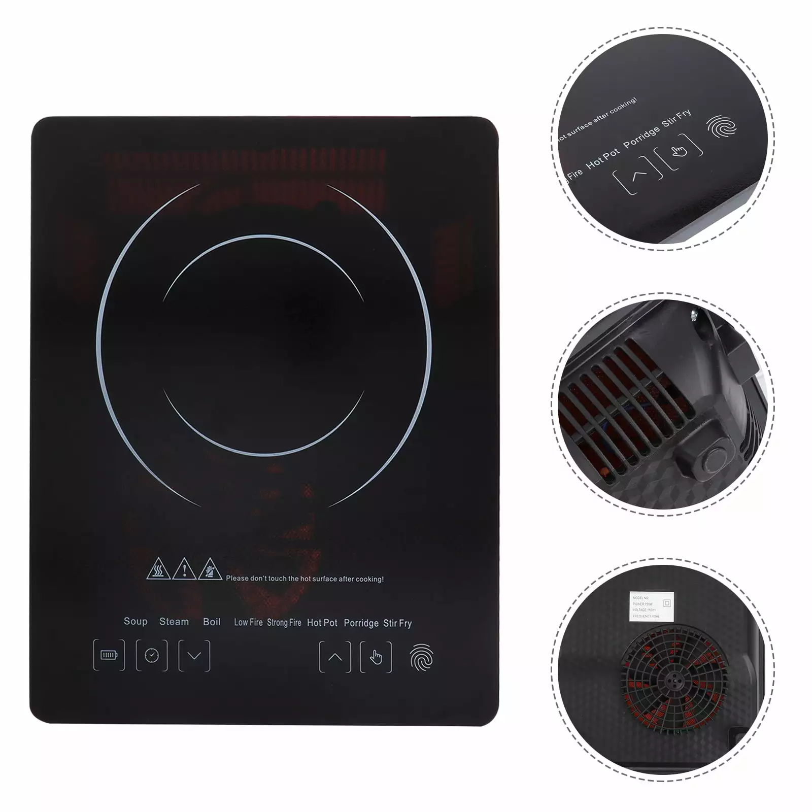 Portable Induction Cooktop. Intelligent Induction Cooker Electric Stove Electrothermal Furnace