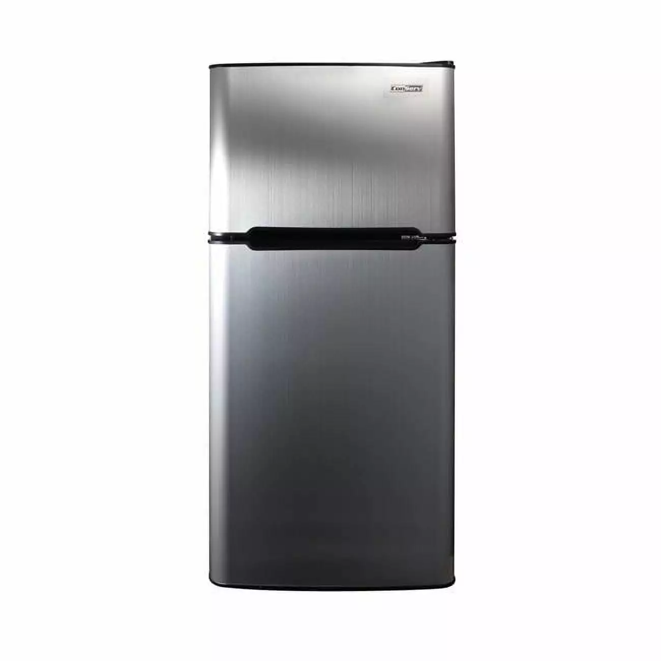 4.5cu.ft 2 Door Mini Freestanding Refrigerator with Freezer in Stainless