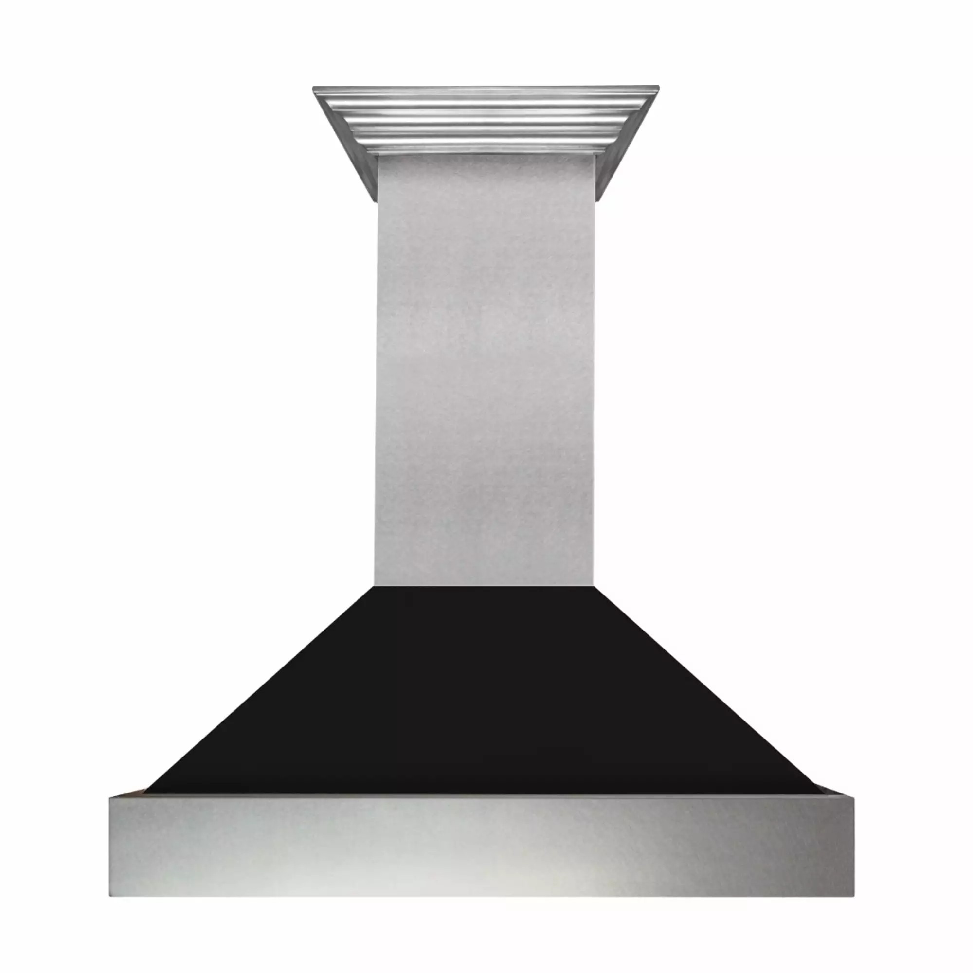 48 DuraSnow Stainless Steel Range Hood with Black Matte Shell (8654BLM-48)