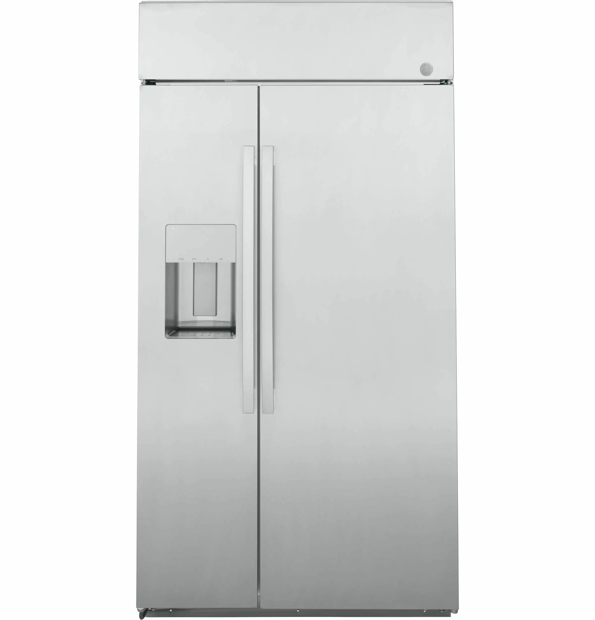 48 Inch Counter Depth Built-In Side by Side Smart Refrigerator with 28.7 Cu. Ft. Total Capacity. LED